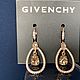 Винтаж: Серьги GIVENCHY, Серьги винтажные, Москва,  Фото №1