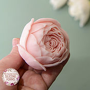 Silicone soap mold rose 