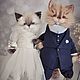 Wedding couple. Teddy Toys. Knitted toys Olga Bessogonova. My Livemaster. Фото №4