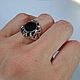 Ring (ring) with onyx in 925 sterling silver, vintage style. Rings. marusjy. My Livemaster. Фото №5