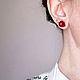 Little strawberry earring ear studs set (pinks). Stud earrings. ToutBerry. My Livemaster. Фото №6