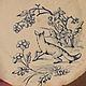 Винтаж: Антикварная тарелка Terre de Fer Chasse , XIX век, Франция,. Тарелки винтажные. Brocante chez Alla. Интернет-магазин Ярмарка Мастеров.  Фото №2