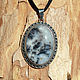 Valeria pendant with moss agate in a frame of 925 sterling silver SP0079. Pendant. Sunny Silver. My Livemaster. Фото №4