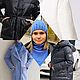 Шапка и снуд из мериноса. Комплекты головных уборов. Нина Ким вязанные аксессуары. Ярмарка Мастеров.  Фото №6