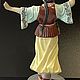 Chinese Woman Uighur porcelain figurine Old China 1950s Vintage. Vintage statuettes. Aleshina. My Livemaster. Фото №4