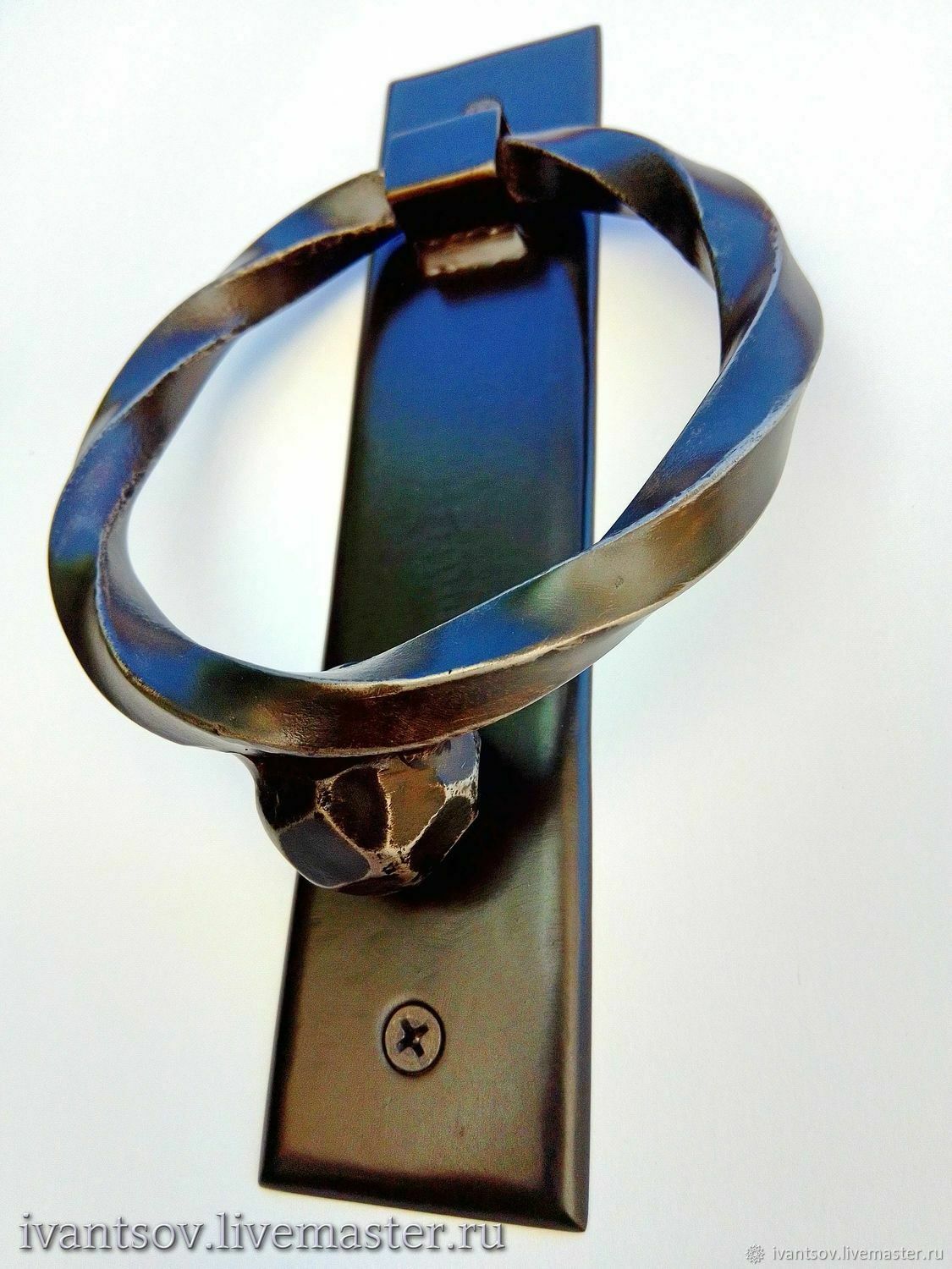 Дверной молоток. Кованая ручка для двери в интернет-магазине Ярмарка ...