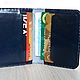 UK Flag Slim Leather Wallet, Genuine leather wallet,. Wallets. Made In Rainbow. My Livemaster. Фото №5