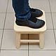 Low wooden stool h30. Stool small. Art. 21008. Stools. SiberianBirchBark (lukoshko70). My Livemaster. Фото №5