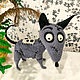 The dog Sparky from the movie 'FRANKENWEENIE'. Felted Toy. Nika Yakicheva. My Livemaster. Фото №5