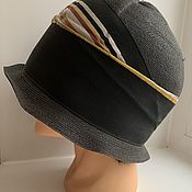 Винтаж handmade. Livemaster - original item Vintage Straw Hat Cloche Antique Headdress Hat. Handmade.