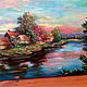 Order 'Summer evening. ' 30/40 oil on canvas. Anji's favourite pictures (anzhela-a). Livemaster. . Pictures Фото №3