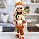 Clothes for Paola Reina dolls. Costume - ' Chanterelle', Clothes for dolls, Voronezh,  Фото №1