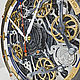 Часы настенные Автоматон 1745 с вращающимися шестеренками. Часы-скелетоны. WOODANDROOT. Ярмарка Мастеров.  Фото №5