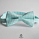 Gentle mint butterfly tie Provence, buy in Moscow, St. Petersburg and other parts of the world
