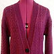 Cardigan with half-wool arans. Cardigans. LarisaKrikova. Online shopping on My Livemaster.  Фото №2