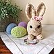 Заказать Пасхальный кролик. Stitch by Stitch броши из бисера, вышивка и игрушки. Ярмарка Мастеров. . Пасхальные сувениры Фото №3