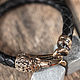 Wise Raven bracelet bronze. Bead bracelet. Belogor.store (belogorstore). Online shopping on My Livemaster.  Фото №2