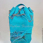 Сумки и аксессуары handmade. Livemaster - original item bag-Torba: Handbag made of Python BELLEVUE. Handmade.