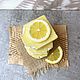 Мыло ручной работы «Лимон» натуральное с нуля. Мыло. Solar Soap. Ярмарка Мастеров.  Фото №4