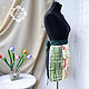 aprons: Apron for kitchen women's Water-repellent Bamboo and Flowers. Aprons. Kitchen. My Livemaster. Фото №4
