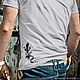 Salamander T-Shirt. T-shirts and undershirts for men. decades. Online shopping on My Livemaster.  Фото №2