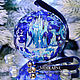 Glass Christmas Ornament "Snow Queen". Christmas decorations. moiraine vitrum. Online shopping on My Livemaster.  Фото №2