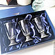 Set ' FACETED-50' . Large faceted glass 3h50 ml. Shot Glasses. Souvenirs for hunters and fishermen. My Livemaster. Фото №4