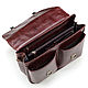 Leather briefcase ' Joseph '(brown antique). Men\'s bag. Russian leather Guild. Online shopping on My Livemaster.  Фото №2