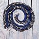 Эксклюзивное колье из шпинели и жемчуга "Сапфировый водопад". Колье. Jewelry Terapia. Ярмарка Мастеров.  Фото №6