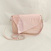 Сумки и аксессуары handmade. Livemaster - original item Summer pink leather bag 