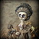 Скелет-Гриб Миссис Abril  Aldridge. Интерьерная кукла. Мир кукол Лоры Пинтсон. Ярмарка Мастеров.  Фото №4
