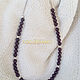 Garnet Beads Silver. Necklace. Viktoriya (beads-gems). Online shopping on My Livemaster.  Фото №2