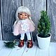 Свитер со снежинкой. Одежда для кукол. TashaDollOutfits. Ярмарка Мастеров.  Фото №6
