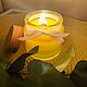 Свеча с цитрусовым ароматом. Свечи. Gluri Candles. Ярмарка Мастеров.  Фото №4