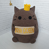 Куклы и игрушки handmade. Livemaster - original item Big soft toy Cat Queen. Handmade.