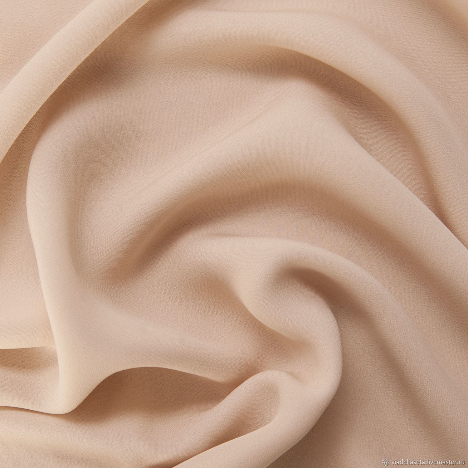 Креповый шелк с вискозой (Balenciaga) купить в интернет-магазине ...