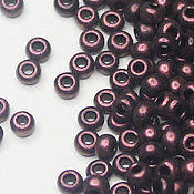 Материалы для творчества handmade. Livemaster - original item Czech beads 10/0 Purple metallic 94201 10 g Preciosa. Handmade.