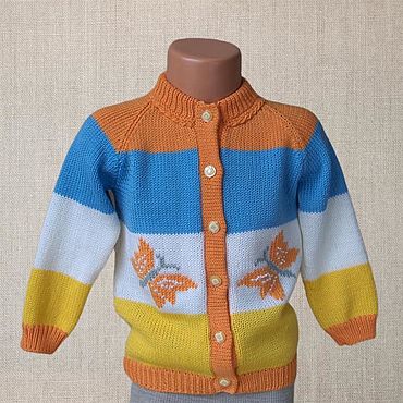 Кардиган детский из мериносовой шерсти Мультиколор. . Одежда детская ручной работы - Ярмарка Мастеров Одежда детская ручной работы. Ярмарка Мастеров - ручная работа Кардиган детский из мериносовой шерсти Мультиколор. Handmade.