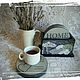 Подставки под горячее "HOME is where the love". Подставка под горячее. Олюня_мио (gifts-from-mio). Интернет-магазин Ярмарка Мастеров.  Фото №2
