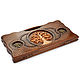 Backgammon carved 'Tree of eternity' large, 60, Backgammon and checkers, St. Petersburg,  Фото №1
