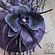 The veil of skin 'the Black Dahlia'. Hats1. medwedkoLeather. My Livemaster. Фото №4