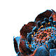 Брошь цветок войлочная «Рыжая волна».Цветок из шерсти, Брошь-булавка, Санкт-Петербург,  Фото №1