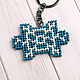 Copy of Copy of Copy of Keychain "Snowflake". Key chain. Kroshka Bijou. Online shopping on My Livemaster.  Фото №2