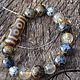 Luxury Petersite Bracelet with Ji 7 Eye Bead, Bead bracelet, Pereslavl-Zalesskij,  Фото №1