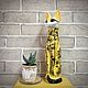 Cat Bamboo: author's painting, Figurines, Moscow,  Фото №1