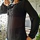 Заказать Винтаж: Блузка - туника / шифон / бохо. ВИНТАЖ + handmade. Ярмарка Мастеров. . Блузки винтажные Фото №3