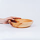 Wooden plate (dish) made of natural cedar wood 220 mm. T32. Utensils. ART OF SIBERIA. Online shopping on My Livemaster.  Фото №2