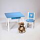 Детский стол с ящиком и стульчик Teddy из березы. Мебель для детской. Мебельная фабрика SIMBA. Интернет-магазин Ярмарка Мастеров.  Фото №2