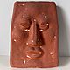 Панно «лицо» на подставке. Скульптуры. Ирина Лёшина (IL-ceramica). Ярмарка Мастеров.  Фото №6