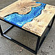 Журнальный стол: La Plaza Azul. Столы. Loftmarket. Ярмарка Мастеров.  Фото №6